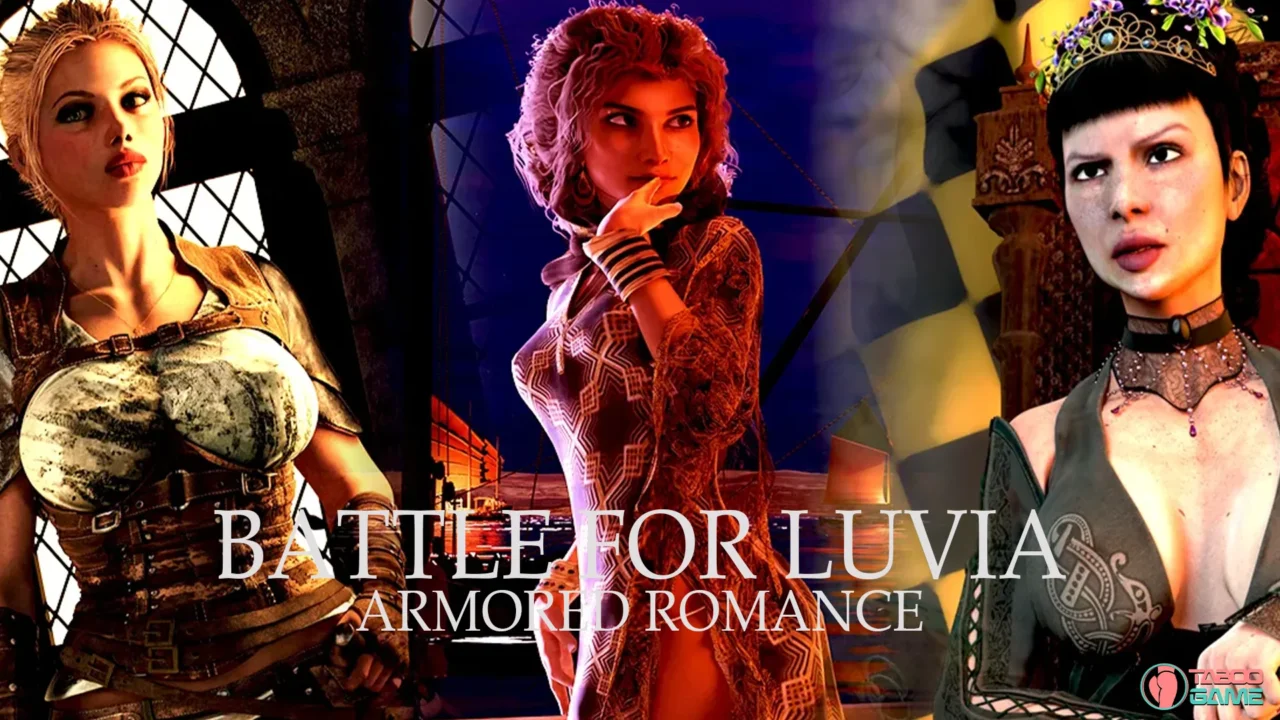 Battle for Luvia Armored Romance poster