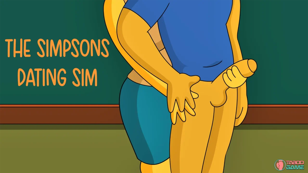The Simpsons Dating Sim poster