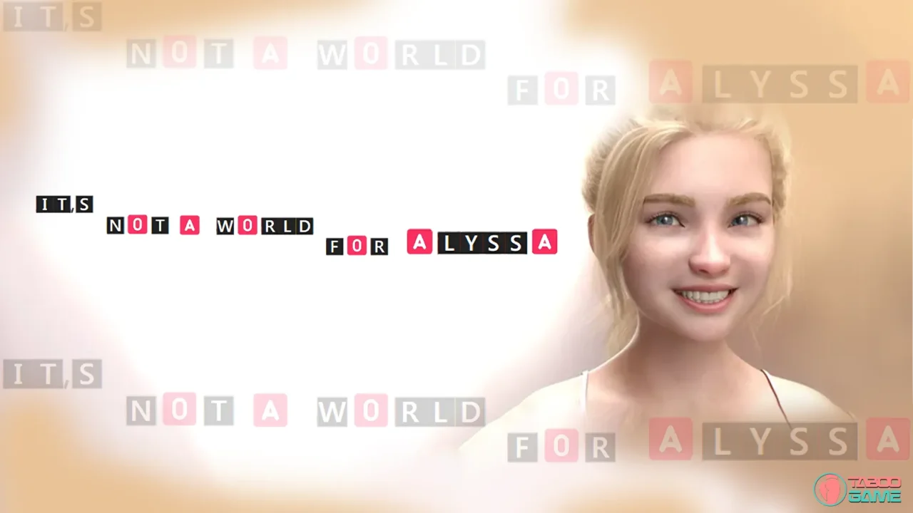 Its Not a World For Alyssa poster