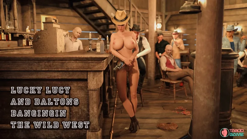 Lucky Lucy and Daltons Banging in the Wild West poster